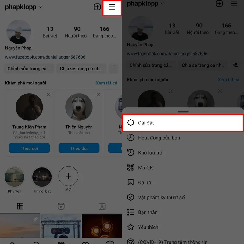 Cách kiểm tra thông tin trên Instagram