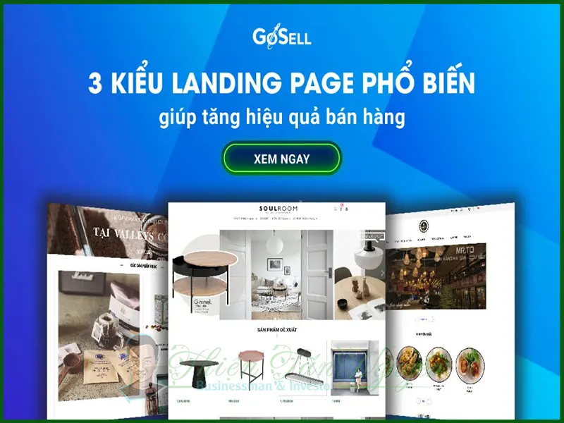 Các loại landing Page phổ biến