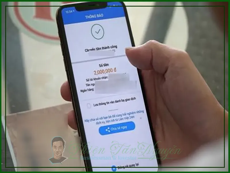 Không nên chuyển khoản luôn số tiền cho người lạ